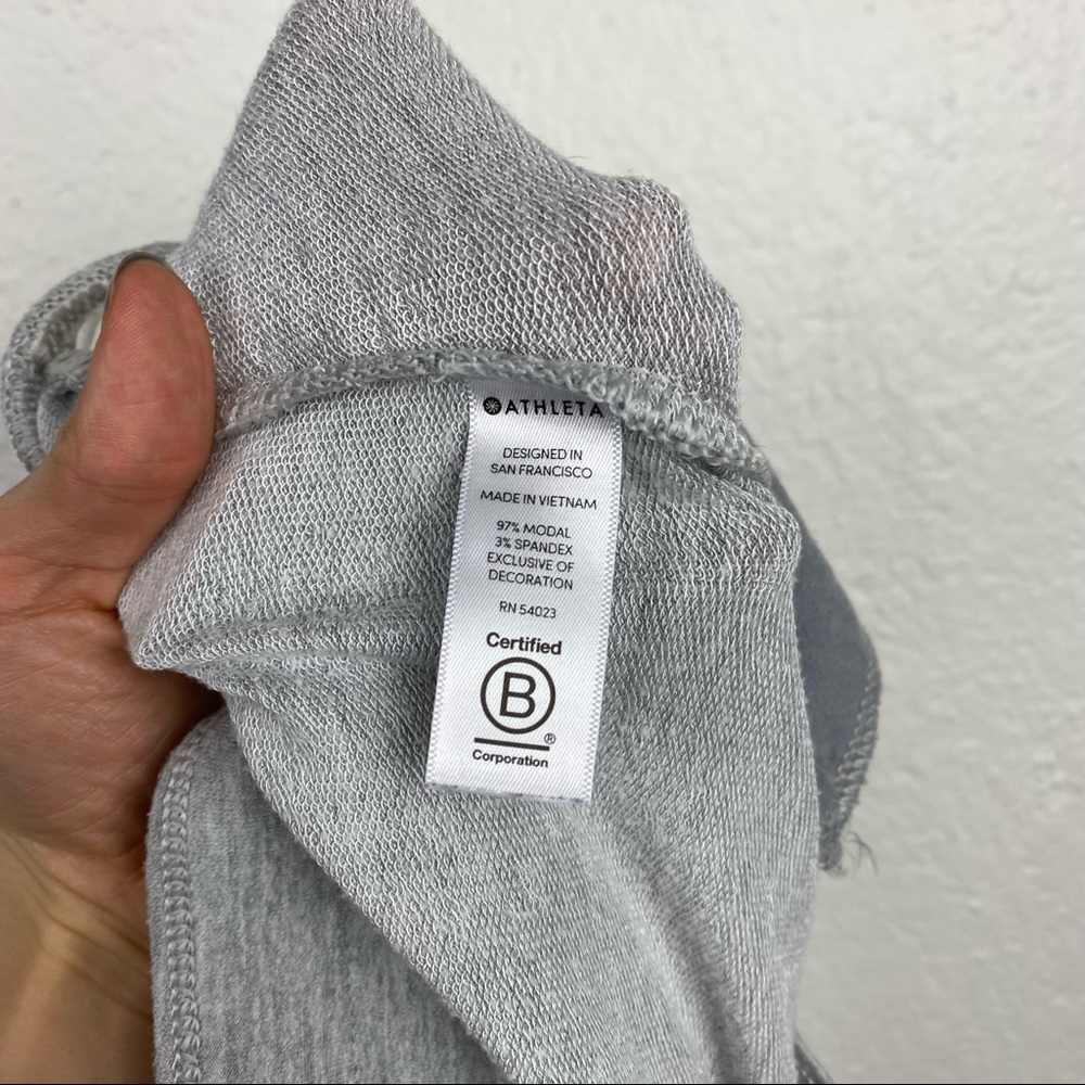 Athleta Bliss Joggers Heathered Grey Joggers Size Small - Picture 7 of 9